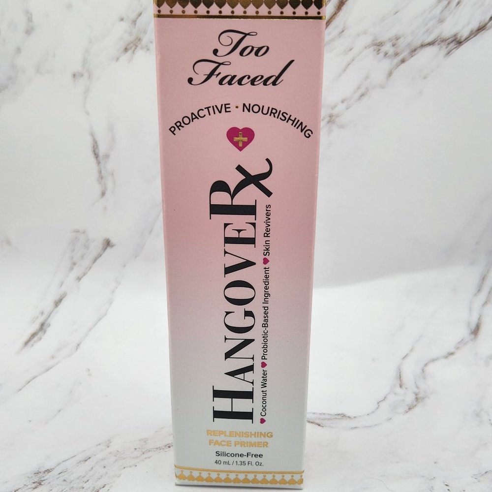 TOO FACED Hangover Rx Replenishing Face Primer 40mL 1.35oz FULL SIZE NEW IN BOX